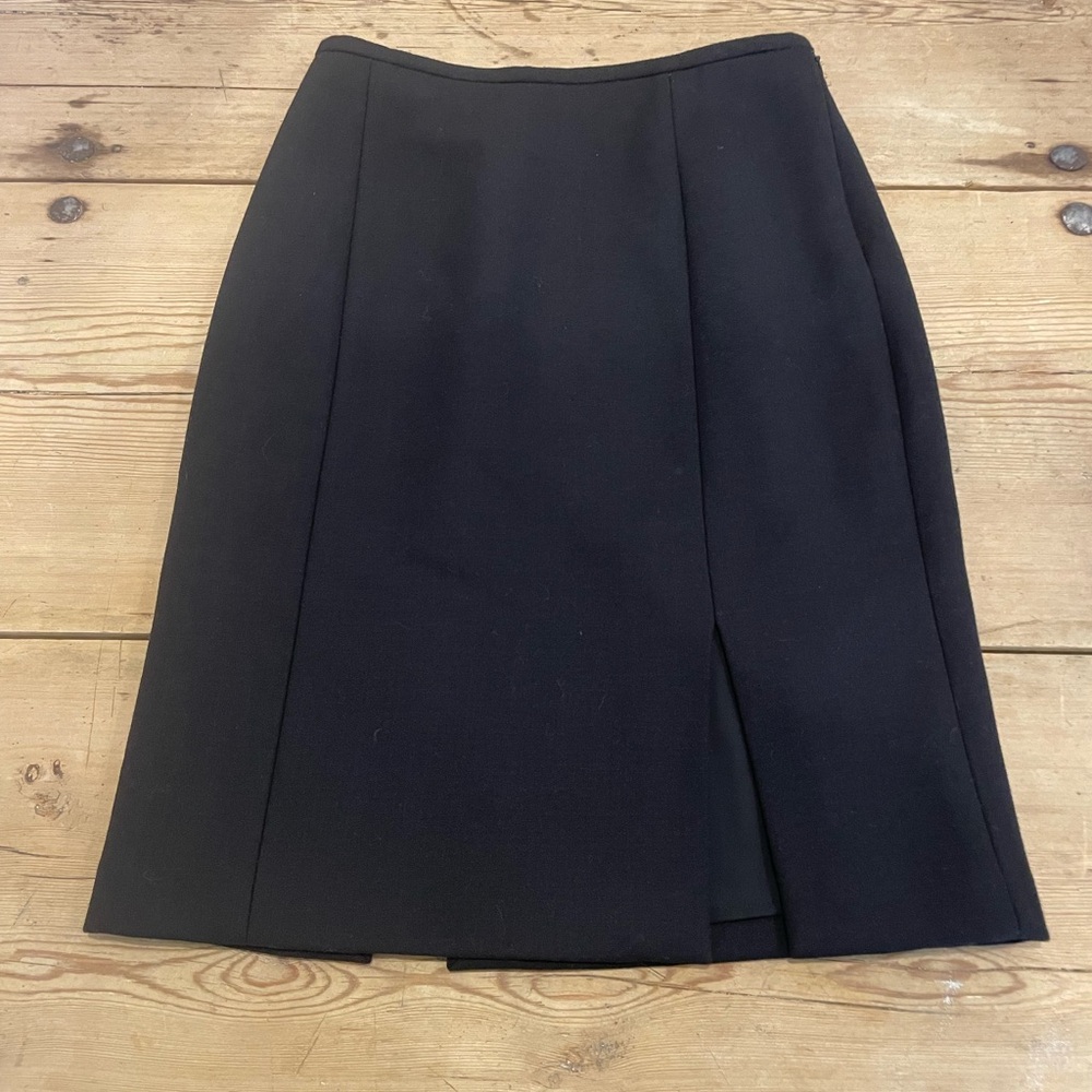 Armani Collezioni Black Pencil Skirt in wool